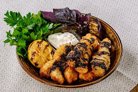 Хрустящий судак в кляре