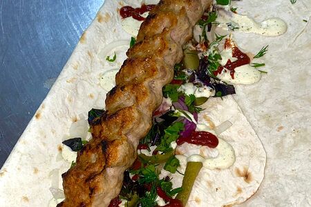 Люля из свинины в лаваше