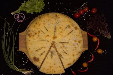 Пирог с капустой и сыром Кабушкаджын