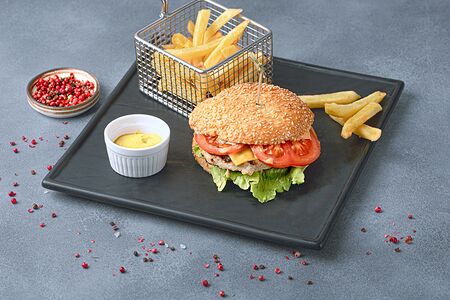 Бургер с курицей