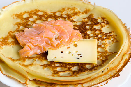 С семгой и сыром