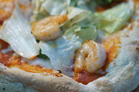 С креветками в остром соусе