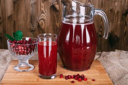 Морс клюквенный