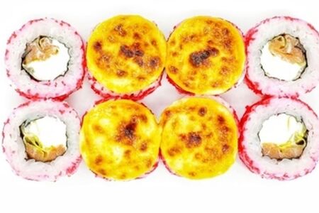 Запеченный ролл Лосось Спайси