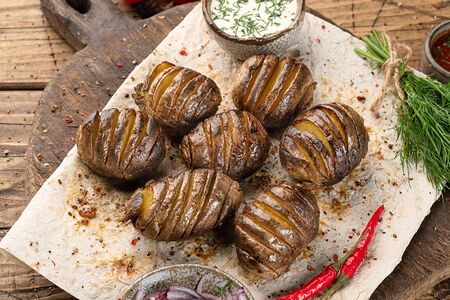 Шашлык из картофеля