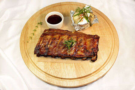 Свиные ребрышки патронташ