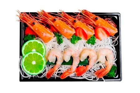 Сашими Японская креветка Ботан Эби