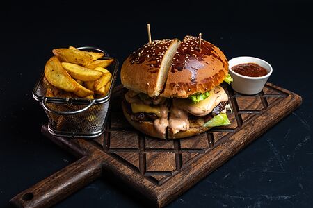 Куриный бургер