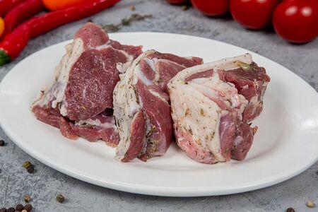 Баранья мякоть с костью в маринаде
