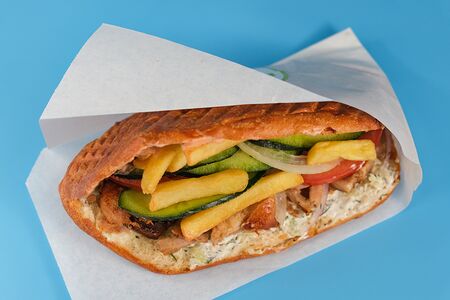 Гирос Кипрский с курицей