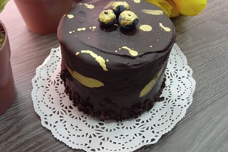 Пирожное Шоколадно-малиновое