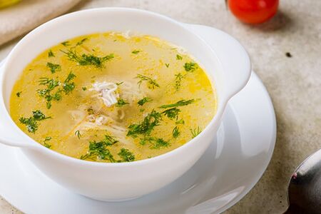 Суп куриный