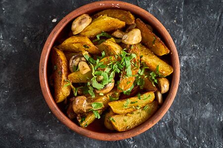 Оджахури с грибами