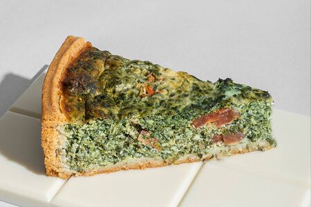 Киш со шпинатом