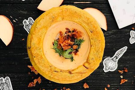 Греческий крем-суп с фетаксой