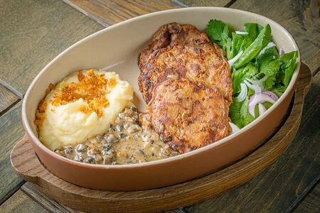 Оладьи из печени телёнка