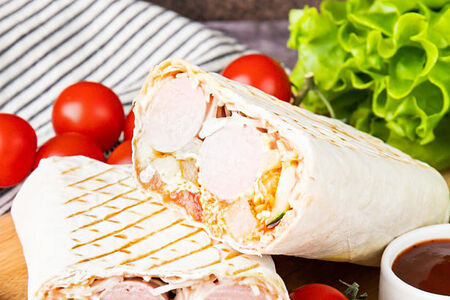 Хот-дог в лаваше (одинарный)