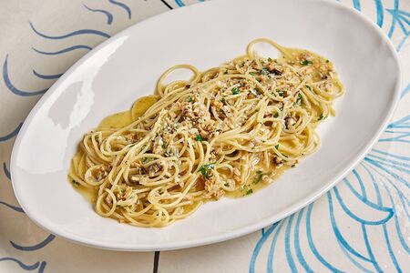 Паста с мидиями