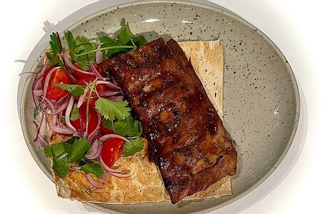 Тушеные ребра