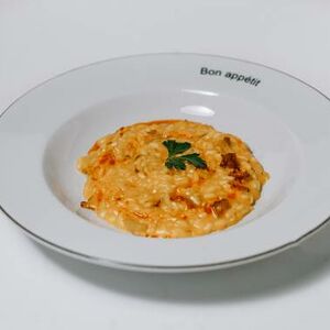 Ризотто с тыквой и беконом