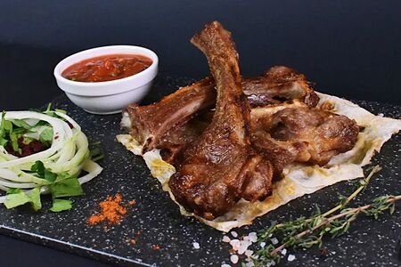 Шашлык из баранины на кости