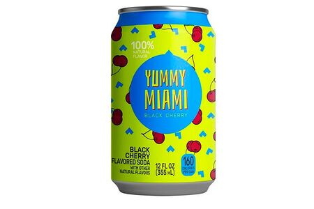Газированный напиток Yummy miami black Cherry (Черешня)
