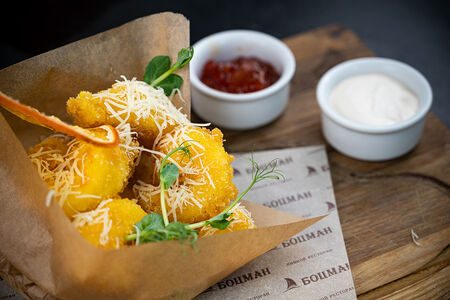 Креветки в пивном кляре