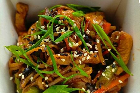 Удон с курицей