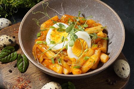 Topokki с креветками