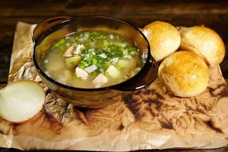 Уха из семги и судака