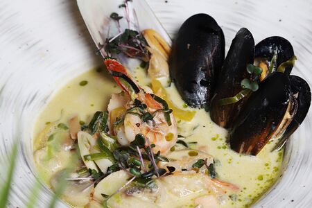 Рагу с морепродуктами