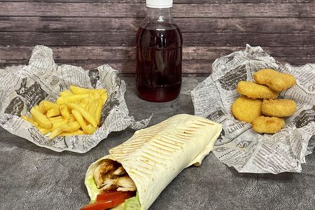 Чикен твистер комбо на одного