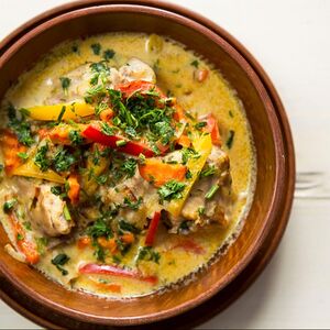 Кролик в сливочном соусе