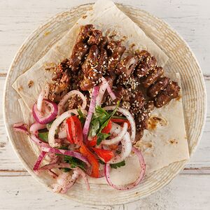 Сердечки куриные в кунжуте