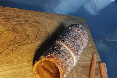 Трдельник с вареной сгущенкой