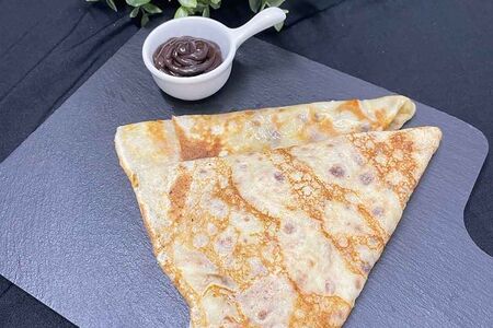 Блинчики на гриле с шоколадом