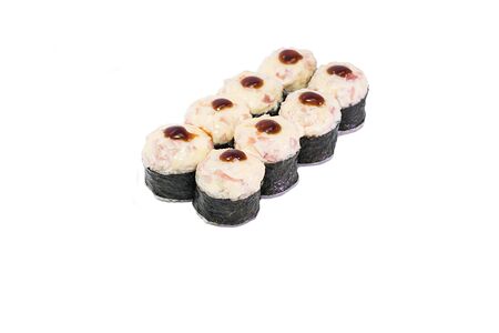 Запеченный креветка-окунь