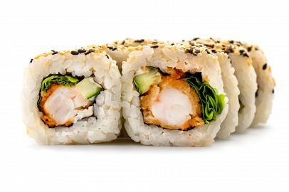 Аляска с креветкой темпура