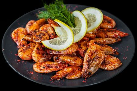 Плошка острых креветок