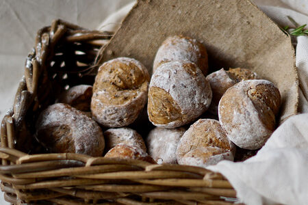 Булочка льняная