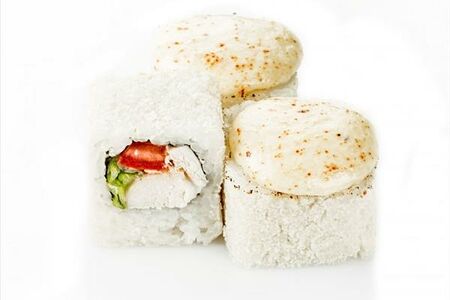 Запеченный ролл Цезарь