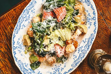 Салат с морепродуктами