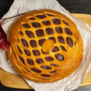 Пирог Яблоко-Брусника