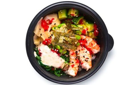 Поке с креветкой