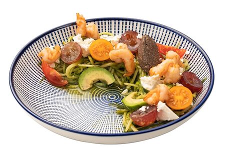 Салат Ангури с креветками