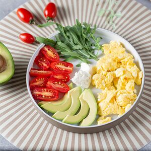 Բանջարեղենի և ձվի սքրեմբլ