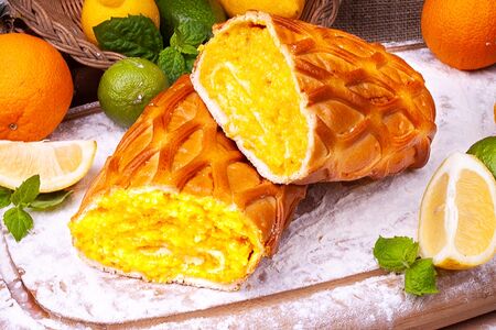 Штрудель с лимоном