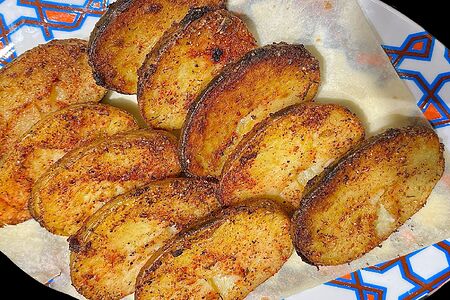 Картофель на мангале