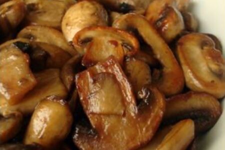 Шампиньоны на мангале