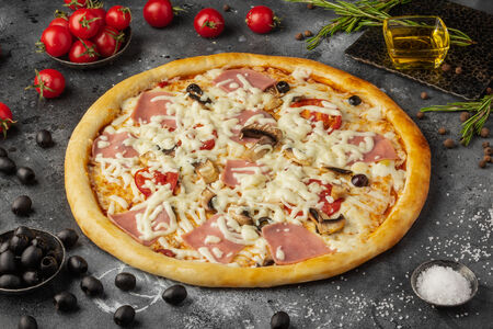 Ветчина с грибами